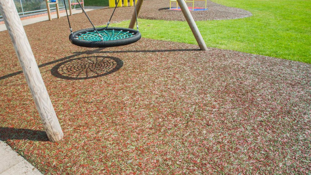 Bonded Rubber Mulch Services By, Is Rubber Mulch Safe For Landscaping